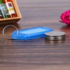 Plastic advertising classification number tag luggage tag color custom PVC keychain