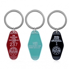 Vintage Key Pendant Hotel Room Number Key Tag Customizable Logo