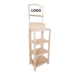 Wood display rack