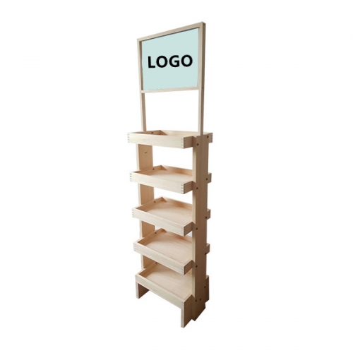  Pine wood display stand