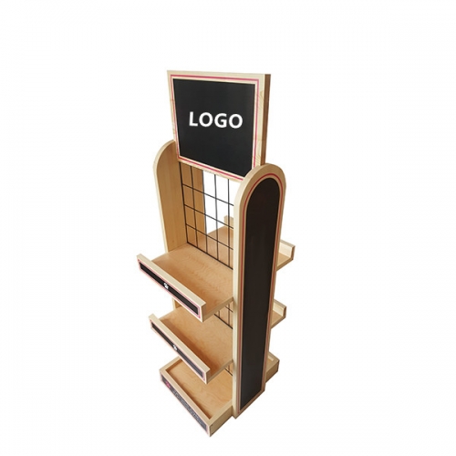 Pine wood display rack
