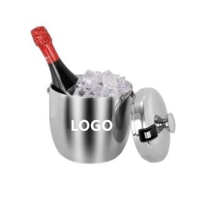 Stainless steel ice bucket