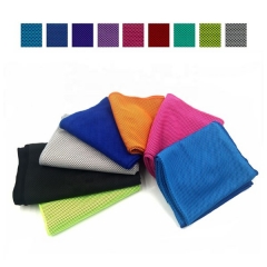 Ice cooling towel