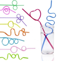 Colorful Crazy Straw