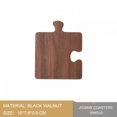 Wooden Puzzle Coasters Set 4 PCS