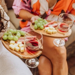 wine oval tray wood cheese plate
