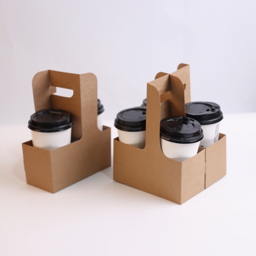 4 Corner 32 OZ Pop-Up Food And Drink Tray