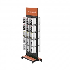 Universal Retail Shop Mobile Phone Case Display Rack Metal