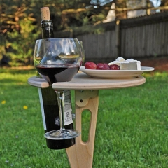 Wine glass folding stand