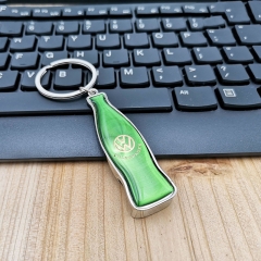 Wine bottle opener Metal keychain small gift