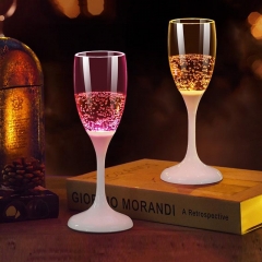 Luminous Water Sensing food grade Wedding reception party atmosphere Champagne Cup Patent injection molded plastic led Luminous cup