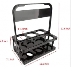 Foldable 6 Pack Beer Bottle Basket