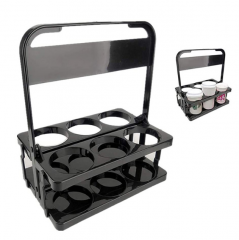 Foldable 6 Pack Beer Bottle Basket