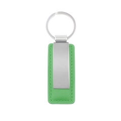 PU Leather Metal Key Tag