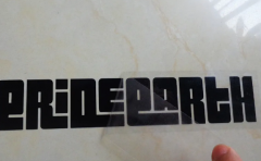 Adhesive Vinyl Clear Sticker