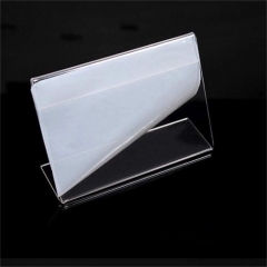 Clear Acrylic Sign Display Stand