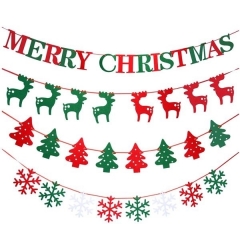 Christmas Felt Banners Flags