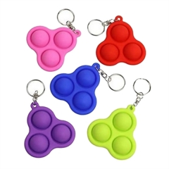 Push Pop Bubble Fidget Keyring