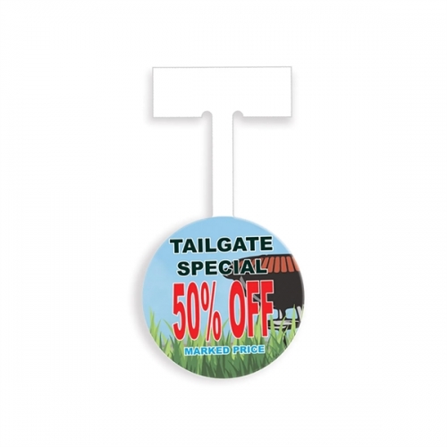 Custom Circle Shelf Talkers