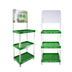 53*35cm 3-layer plastic display rack