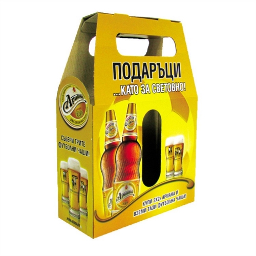 4 bottles Wine box