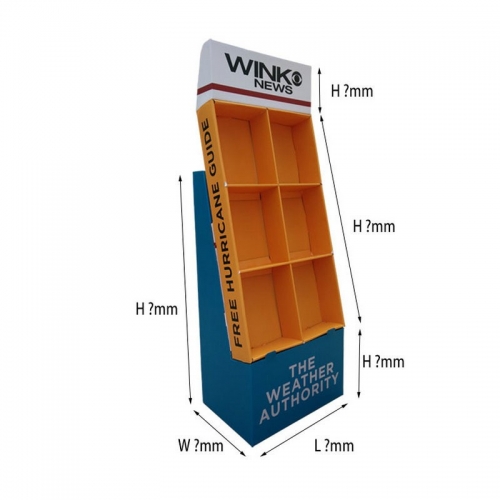 Corrugated Paper Display With Hooks