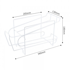 Double-decker home tabletop beer rack