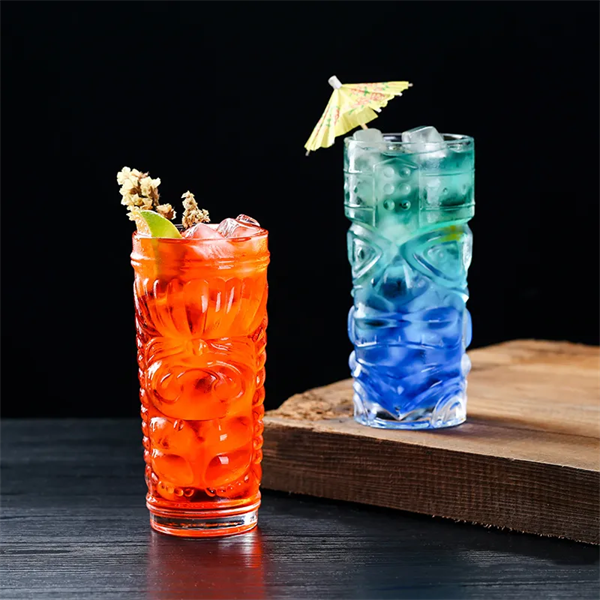 430ml 15oz Clear Tiki Glasses