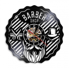 Vinyl record wall clock