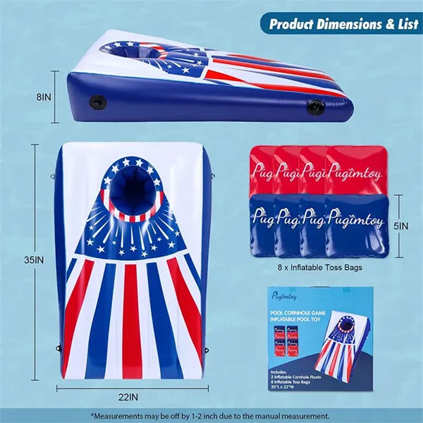Swim Corn-hole Game Inflatable Pool Toy
