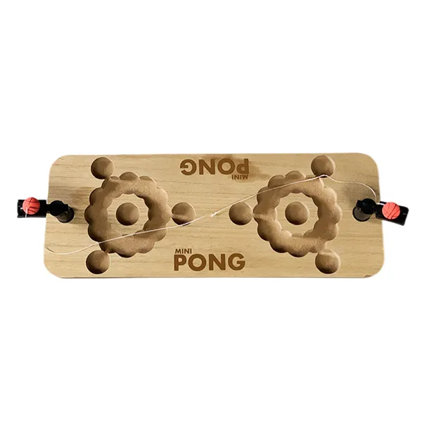 Wood Mini Beer Pong