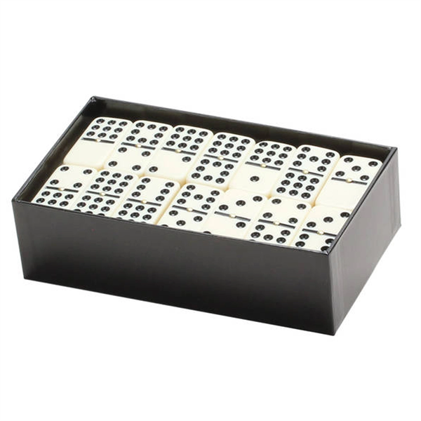 DOUBLE 9 JUMBO DOMINOES 2 PC SET.