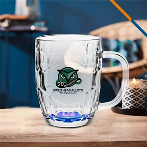 Eudora Glass Beer Mugs - 20 OZ.