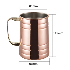 Stainless Steel Barrel Beer Mug