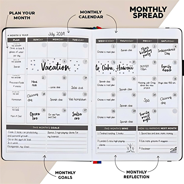 Time Management Weekly Monthly Planner