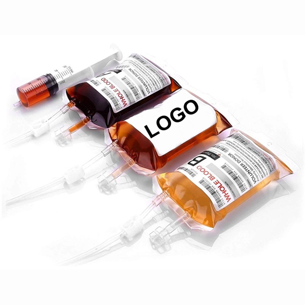 12oz Clear Blood Energy Drink Bag
