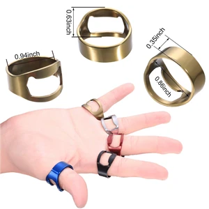Stainless Steel Finger Ring Bottle Opener