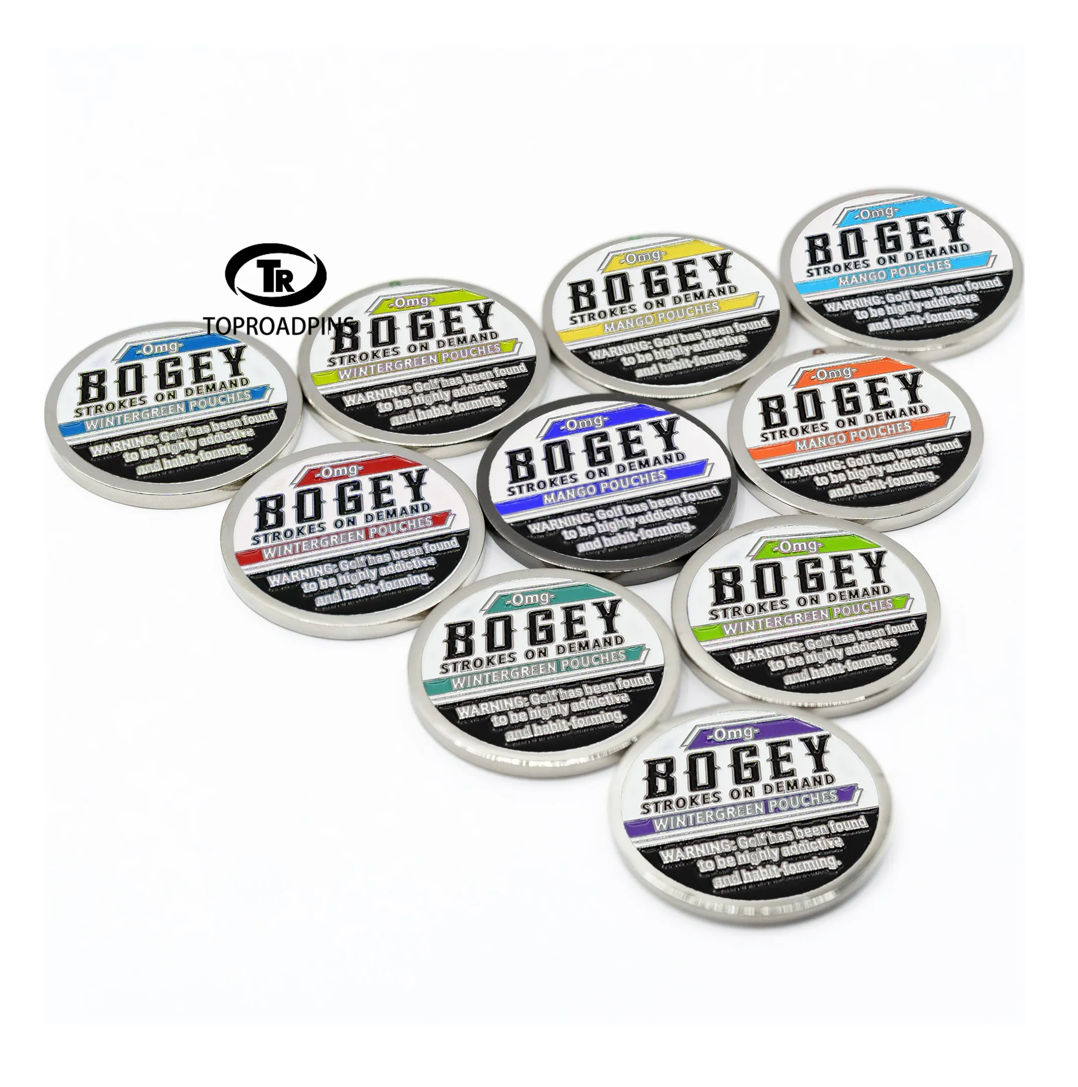 plastic golf ball marker
