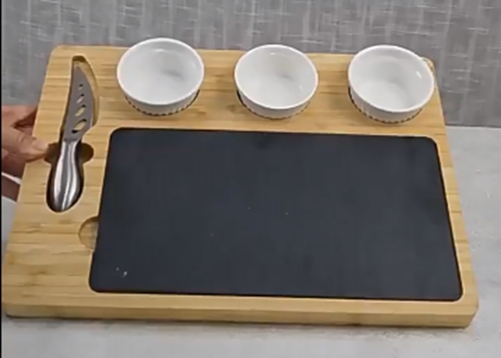 wooden cheese board