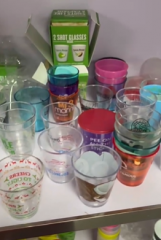 ps Clear shot glass