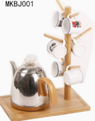 Bamboo cup holder Mark hanging cup holder