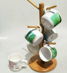 Bamboo cup holder Mark hanging cup holder